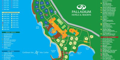 Kart over grand palladium jamaica resort