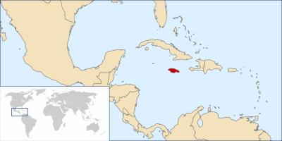 Jamaica-kart i verden