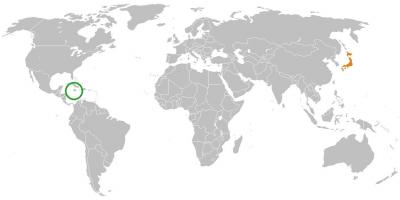 Jamaica på kart over verden