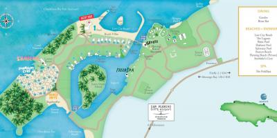 Kart over jamaica feriesteder