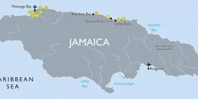 Kart over jamaica flyplasser